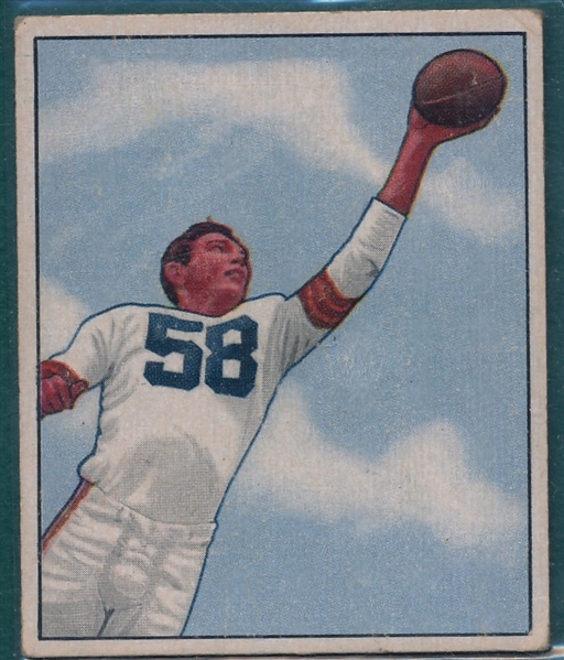 1950 Bowman Football #8 Mac Speedie 