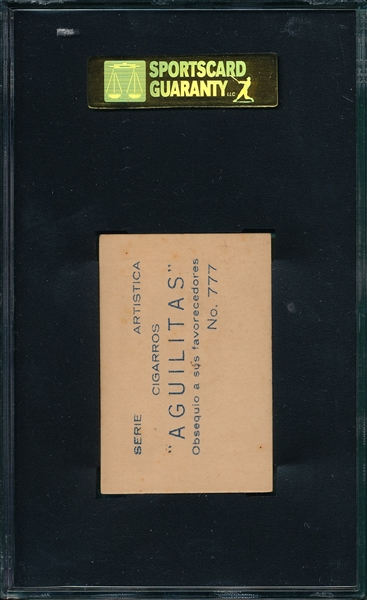 1926-27 Aguilitas #777 Adolfo Luque SGC 50