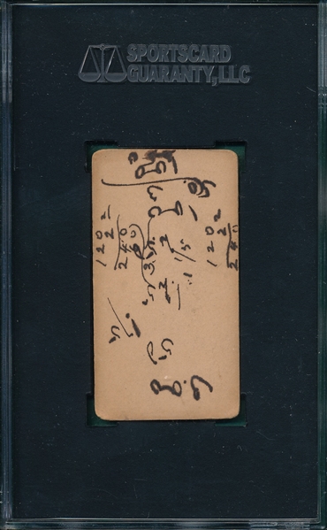 1887 N172 #1-2 Gus Albert Old Judge Cigarettes SGC 10
