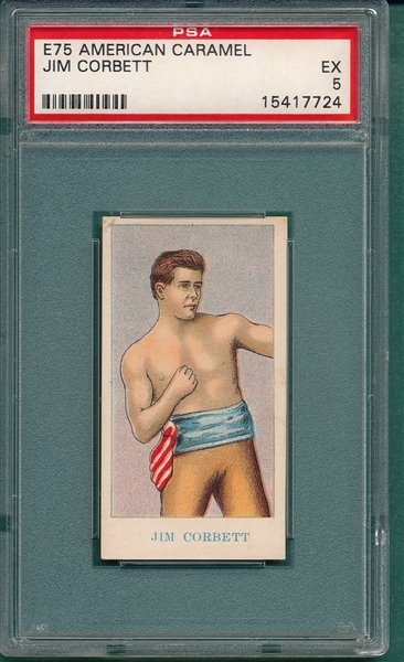 1910 E75 Jim Corbett American Co. PSA 5