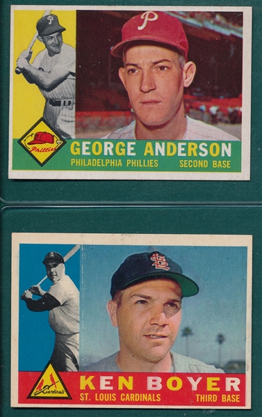 1960 Topps Lot of (150) W/ #34 Sparky Anderson