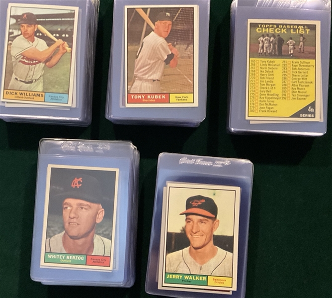 1961 Topps Lot of (135) W/ Leaders