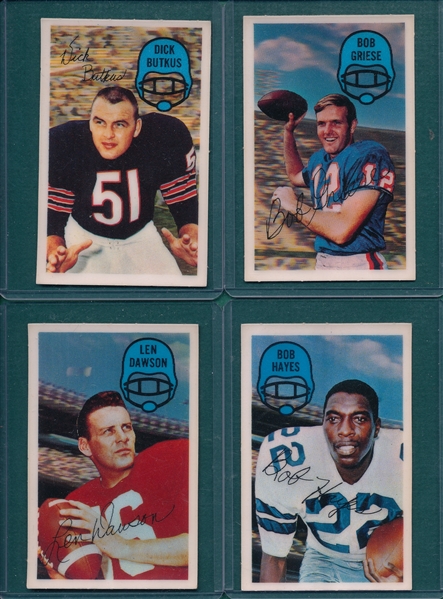 1970 Kellogg's Football Complete Set (60) W/ Simpson, Rookie