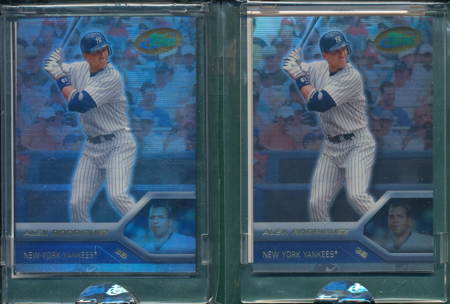 2005 eTopps #34 Alex Rodriguez Lot of (2)