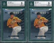 2013 Finest #99 Gerritt Cole, Lot of (2) BVG