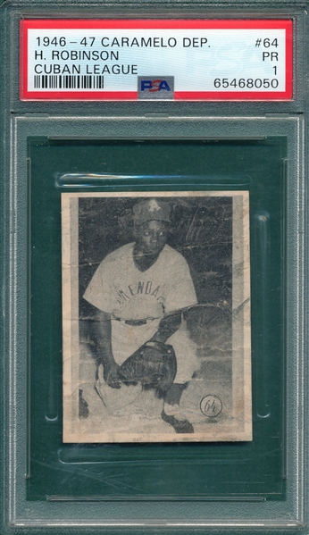 1945-46 Caramelo Deportivo #60 H. Robinson PSA 1