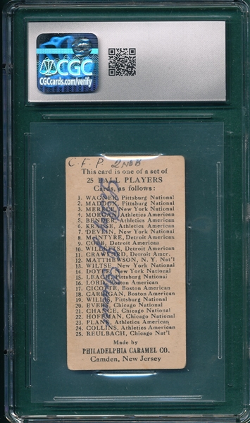 1931 W517 Mini Dazzy Vance SGC Authentic