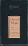 1909-1911 T206 Leifeld, Batting, El Principe De Gales, SGC 3