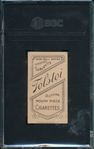1909-1911 T206 Evers, Chicago, Bat, Tolstoi Cigarettes SGC 4