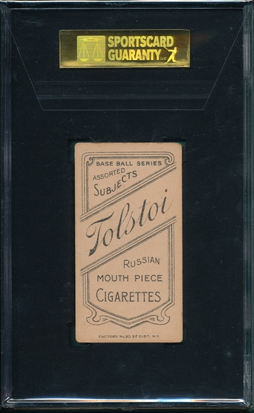 1909-1911 T206 Payne Tolstoi Cigarettes SGC 40