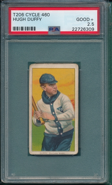 1909-1911 T206 Duffy Cycle Cigarettes PSA 2.5 *460 Series*