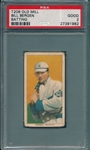 1909-1911 T206 Bergen, Batting, Old Mill Cigarettes PSA 2