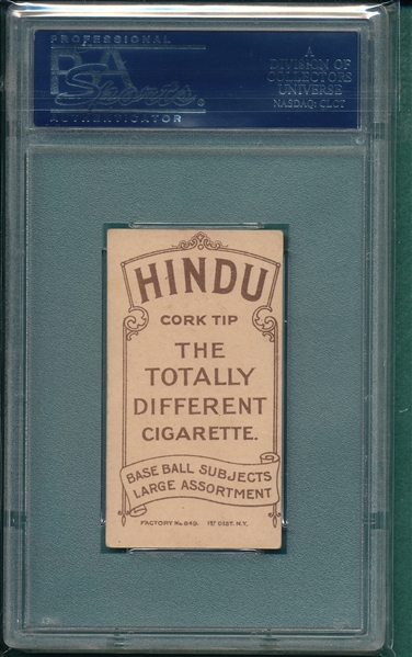 1909-1911 T206 Wagner, Bat Left, Hindu Cigarettes PSA 4