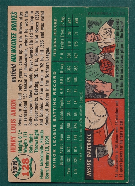 1954 Topps Baseball Complete Set (250)