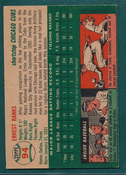 1954 Topps Baseball Complete Set (250)