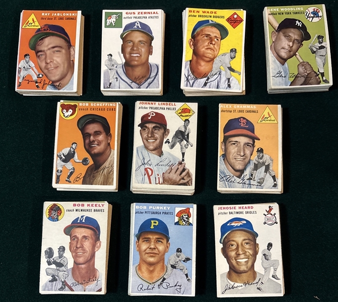 1954 Topps Baseball Complete Set (250)