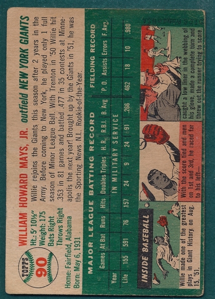 1954 Topps Baseball Complete Set (250)