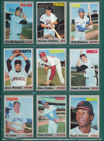 1970 Topps Baseball Complete Set (720) 