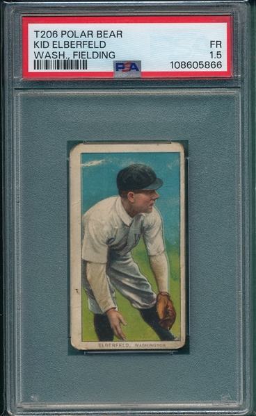 1909-1911 T206 Elberfeld Polar Bear PSA 1.5