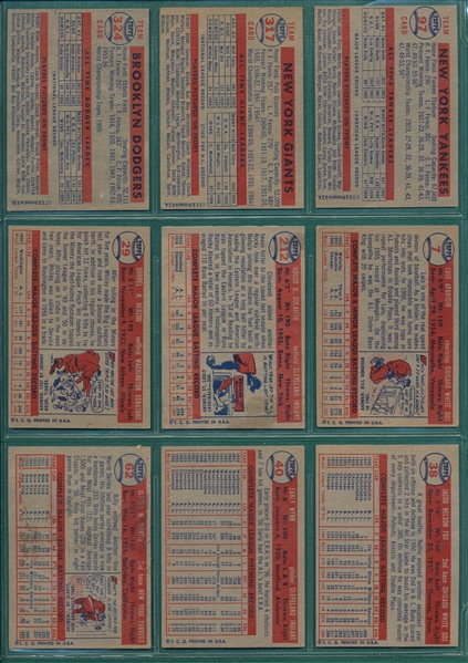 1957 Topps Baseball Near Set (384/404)