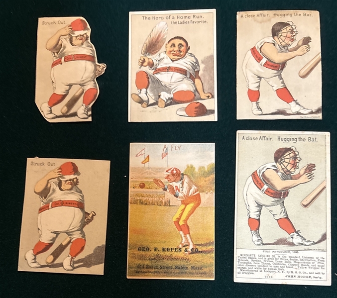 1880s Trade Cards Lot of (6)