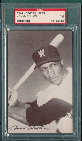 1947-66 Exhibits Chuck Hinton PSA 7