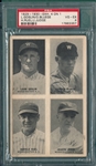 1929-30 Exhibits Four-On-One W/ Goslin PSA 4