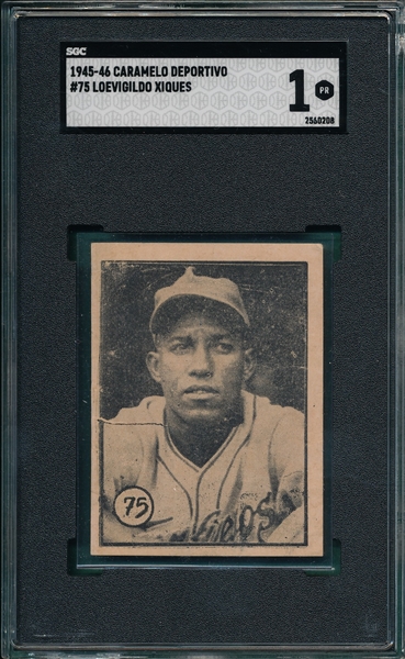 1945-46 Caramelo Deportivo #75 Loevigildo Xiques SGC 1