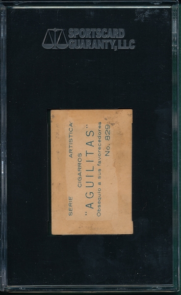 1926-27 Aguilitas #829 Armando Marsans SGC 35