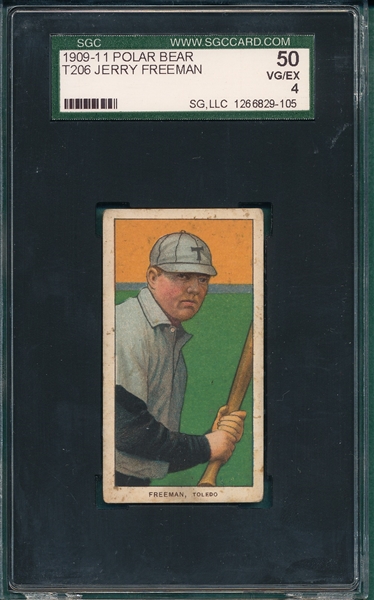 1909-1911 T206 Freeman Polar Bear SGC 50