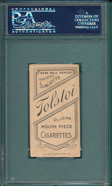 1909-1911 T206 Conroy, Bat, Tolstoi Cigarettes PSA 3.5