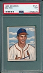 1950 Bowman #125 Del Rice PSA 7