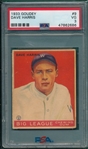1933 Goudey #009 Dave Harris PSA 3
