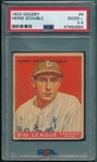1933 Goudey #004 Heinie Schuble PSA 2.5