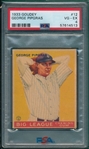1933 Goudey #012 George Pipgras PSA 4