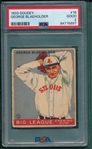 1933 Goudey #016 George Blaeholder PSA 2