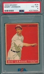 1933 Goudey #014 Henry Johnson PSA 4