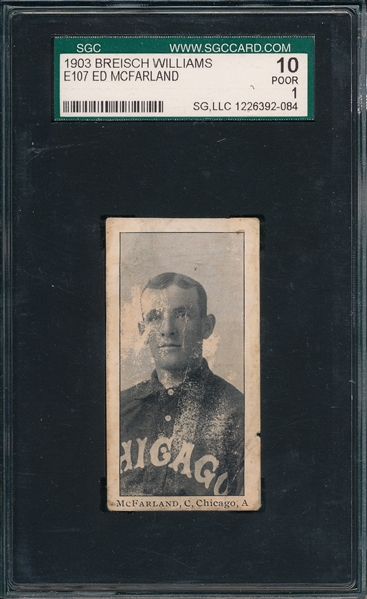 1903 E107 Ed McFarland Breisch Williams SGC 10