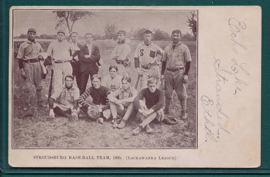 1905 Stroudsberg Baseball Club PC