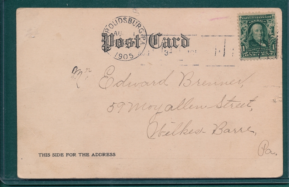 1905 Stroudsberg Baseball Club PC