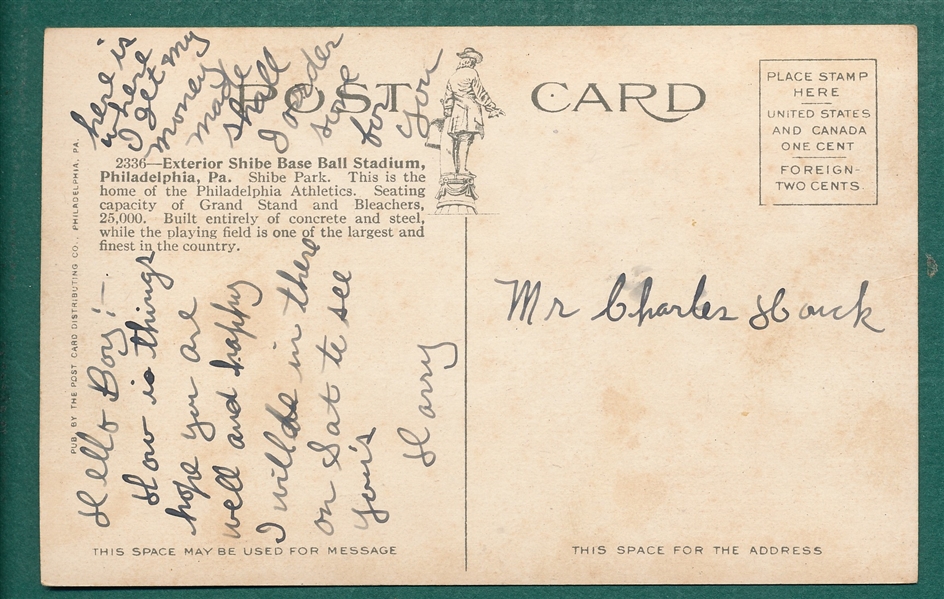 1910c. Shibe Ball Park Stadium PC