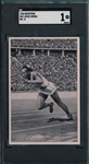 1936 Reemtsha #33 Jesse Owens SGC 1