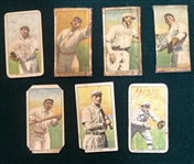 1909 T212-1 Obak Cigarettes Lot of (7) W/ Howard