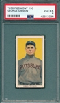 1909-1911 T206 Gibson Piedmont Cigarettes PSA 4