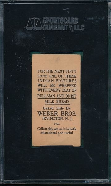1910 D46 Sitting Bull Weber Bakery SGC 40