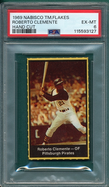 1969 Nabisco Roberto Clemente PSA 6