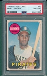 1969 O-Pee-Chee #50 Roberto Clemente PSA 8