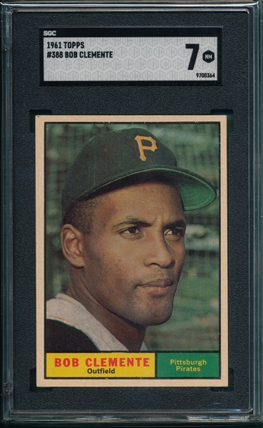 1961 Topps #388 Bob Clemente SGC 7