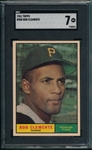 1961 Topps #388 Bob Clemente SGC 7