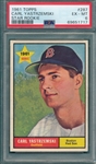 1961 Topps #287 Carl Yastrzemski PSA 6